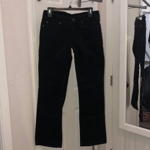J Crew black corduroy pants